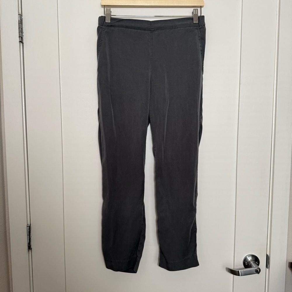 Pure J Jill Pants Womens Sz XS Gray Pull On Straight Leg Lyocell Comfort Casual